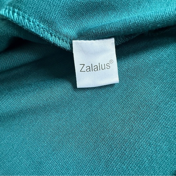 Zalalus Teal Draped Slip Dress Size XL NWT - Picture 10 of 14